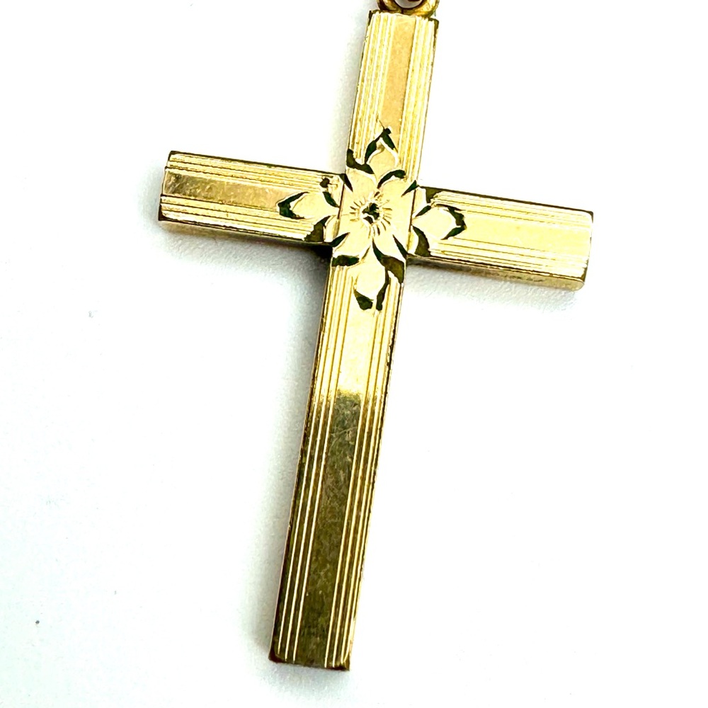 ⛪️ ✝️ Vintage gold-filled cross pendant ✝️ ⛪️